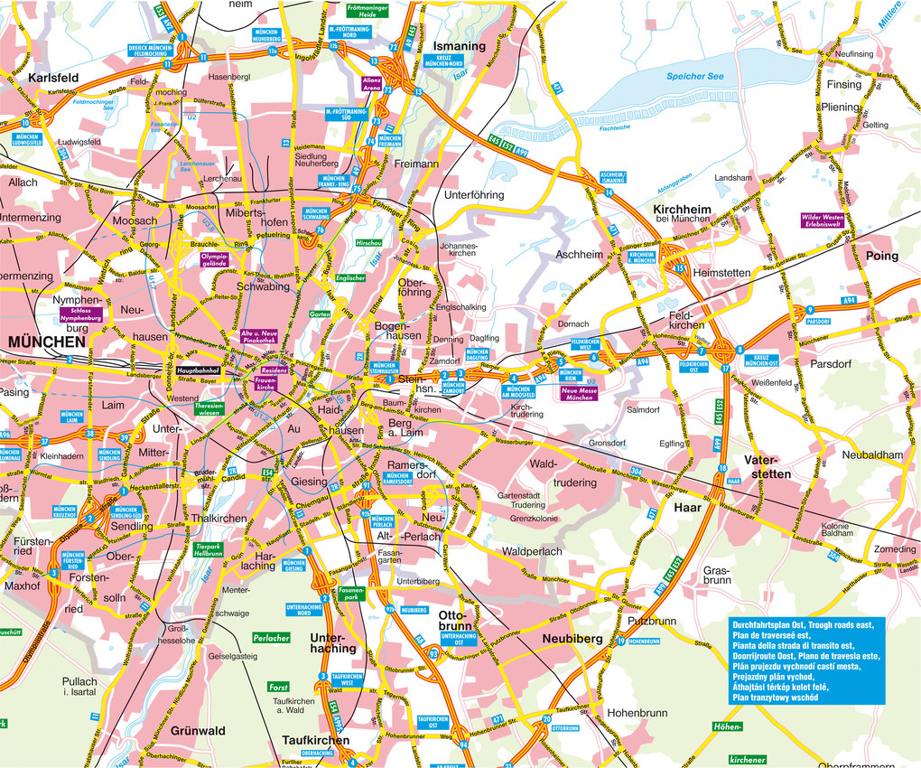 Weitere Ansicht: München Gesamtplan 1 : 22 500
