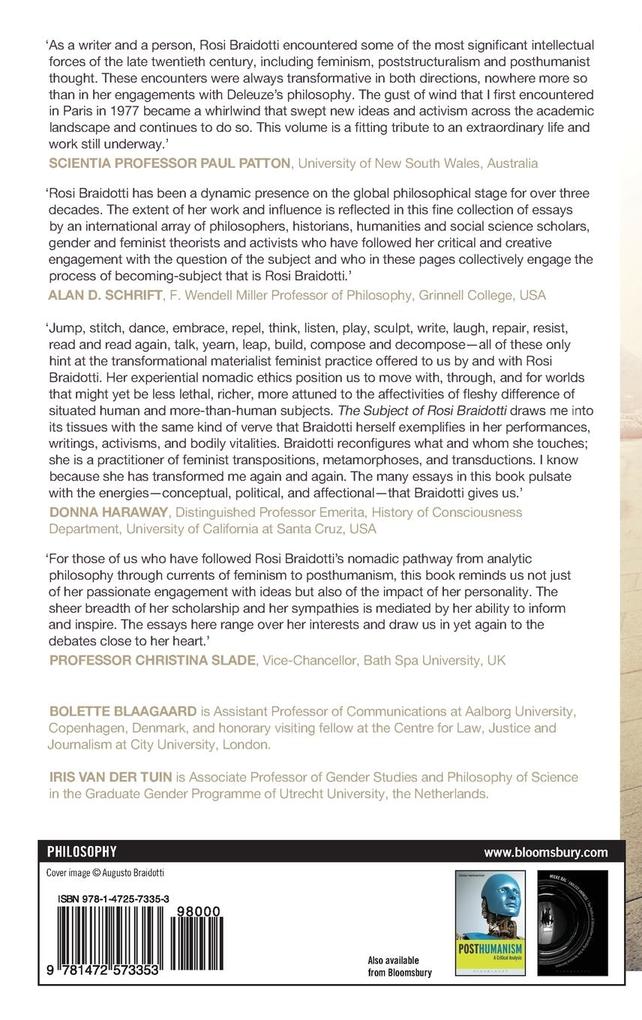 Weitere Ansicht: The Subject of Rosi Braidotti