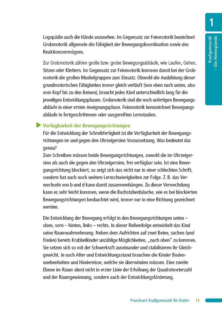 Weitere Ansicht: Praxisbuch Kopfgymnastik für Kinder | Ines Schubert