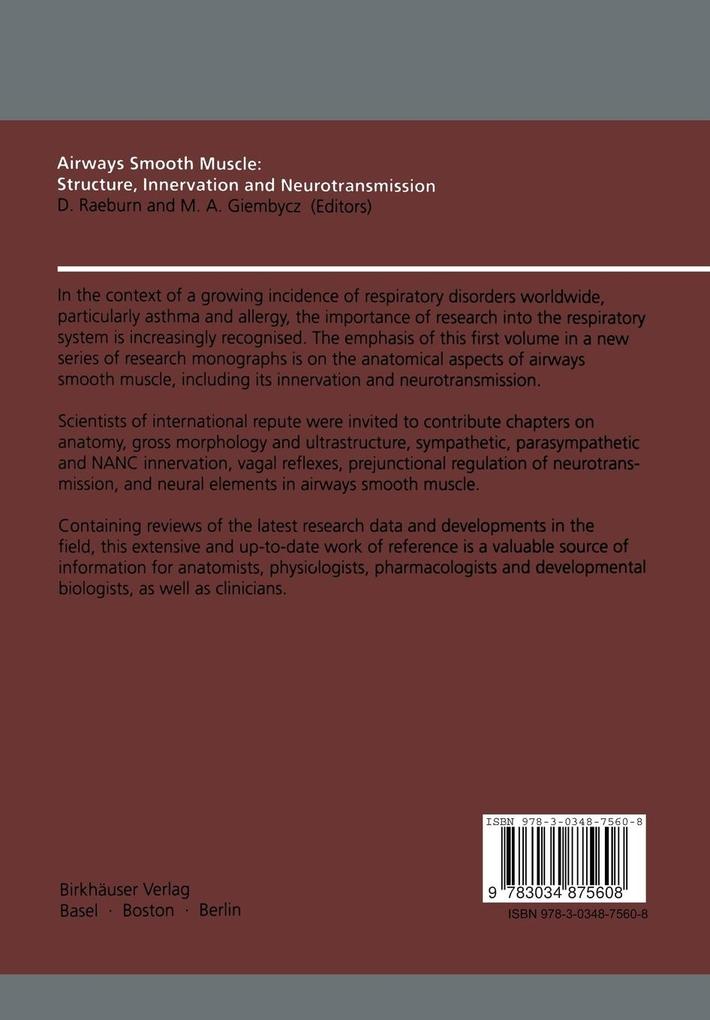 Weitere Ansicht: Airways Smooth Muscle