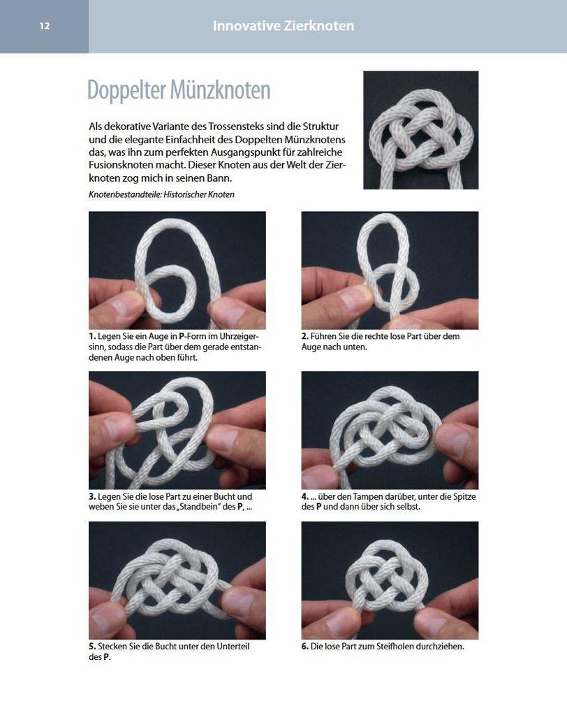 Weitere Ansicht: Zierknoten kreativ geknüpft | J. D. Lenzen