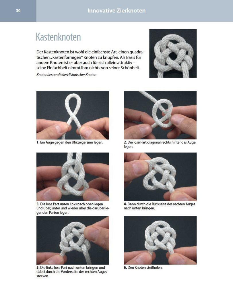 Weitere Ansicht: Zierknoten kreativ geknüpft | J. D. Lenzen