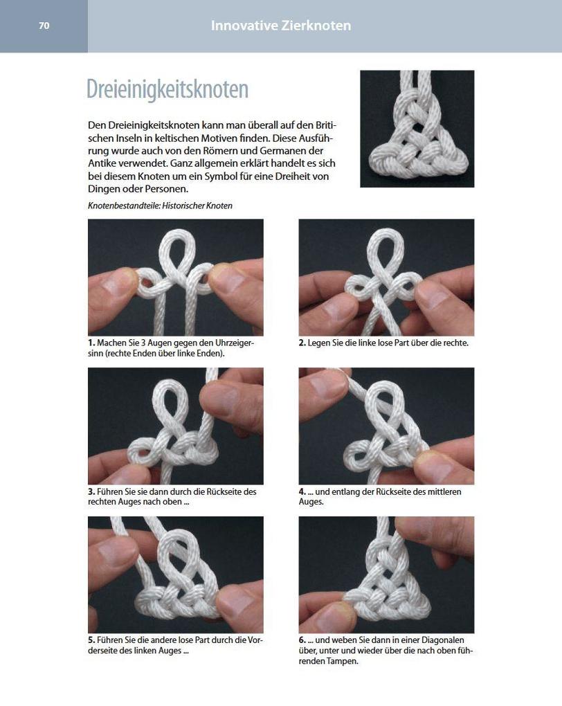 Weitere Ansicht: Zierknoten kreativ geknüpft | J. D. Lenzen
