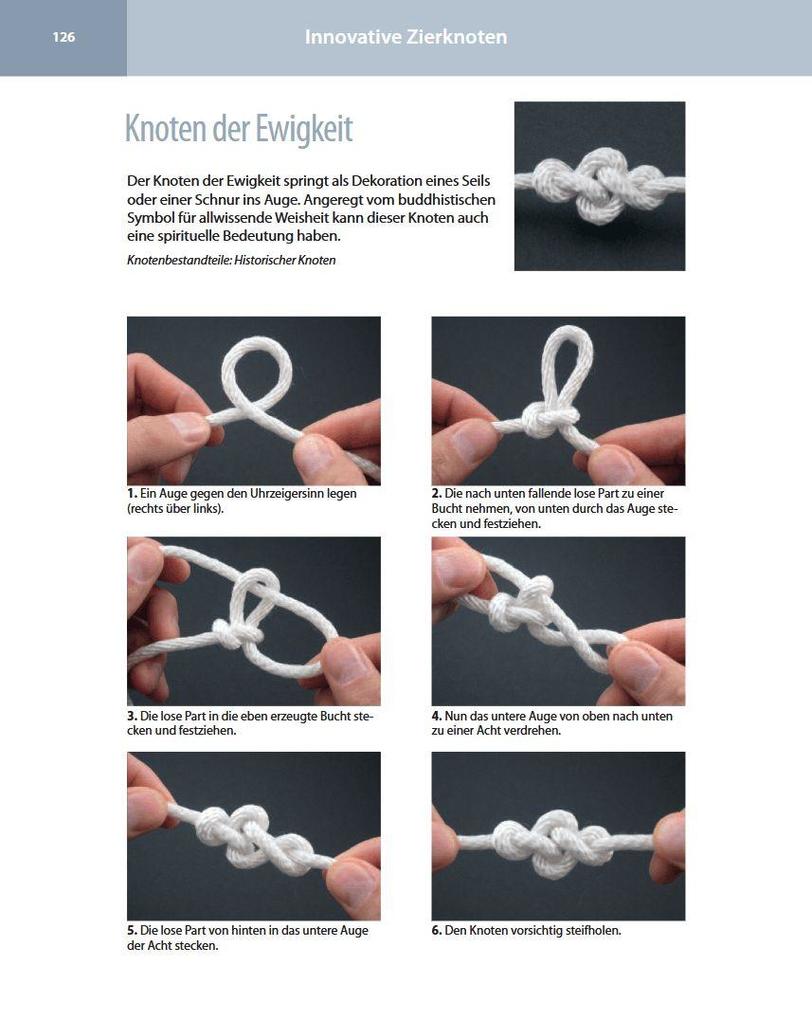 Weitere Ansicht: Zierknoten kreativ geknüpft | J. D. Lenzen
