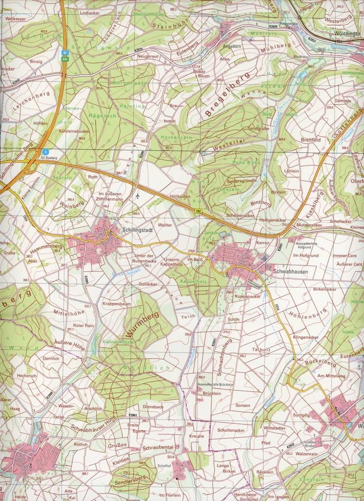 Weitere Ansicht: Boxberg 1 : 25 000