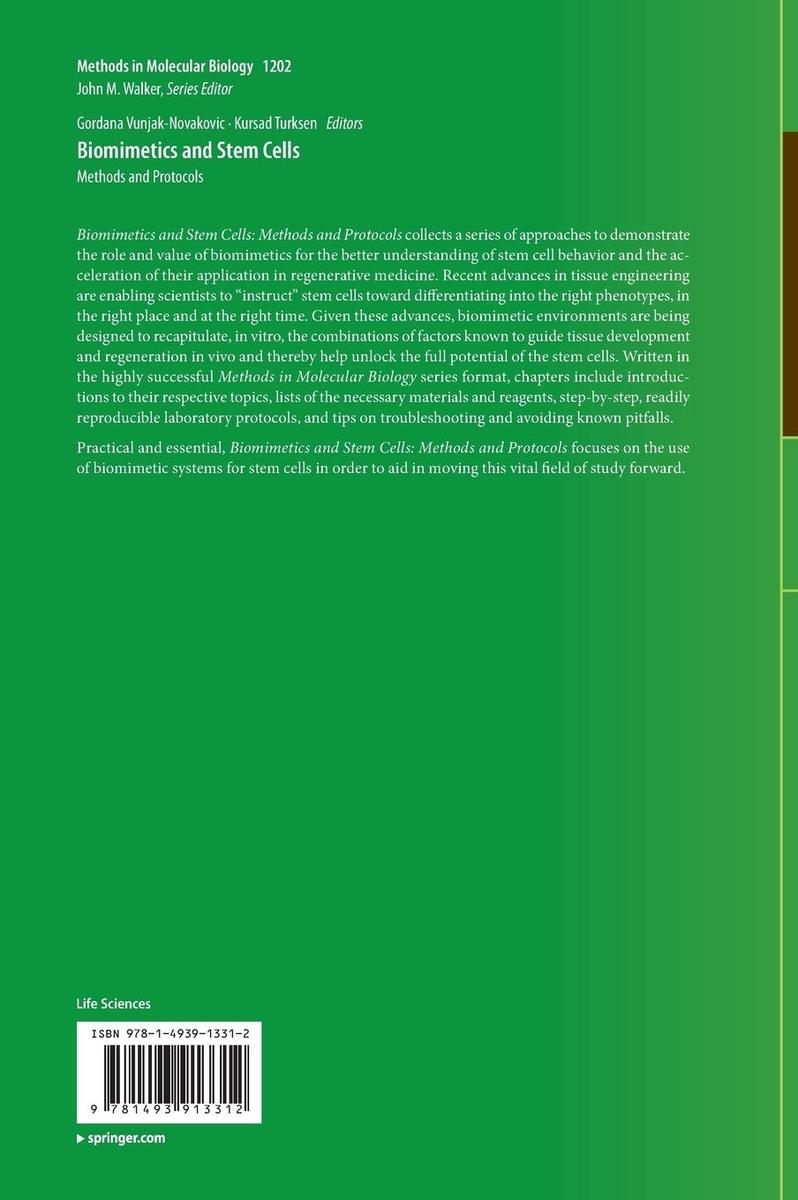 Weitere Ansicht: Biomimetics and Stem Cells