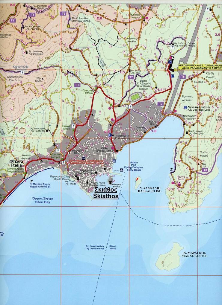 Weitere Ansicht: Skiathos 1 : 15 000