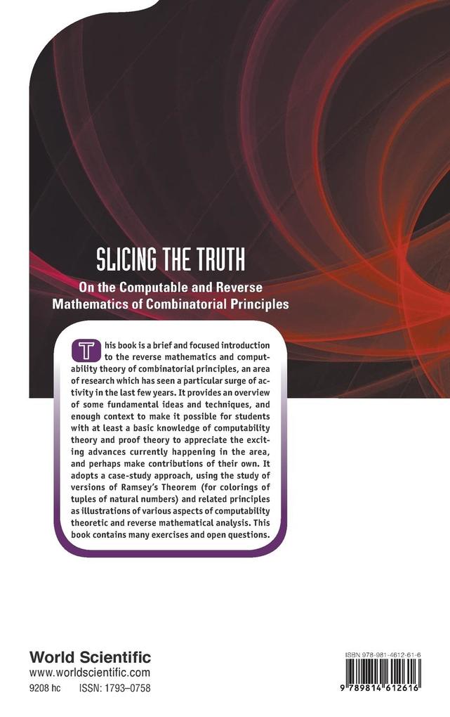 Weitere Ansicht: SLICING THE TRUTH | Hirschfeldt Denis R