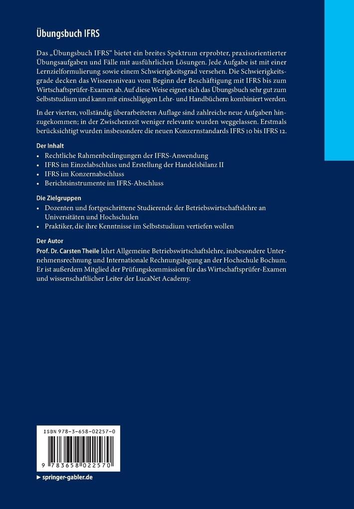 Weitere Ansicht: Übungsbuch IFRS | Carsten Theile