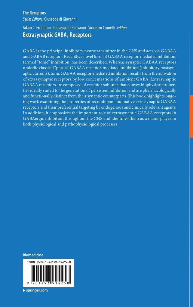 Weitere Ansicht: Extrasynaptic GABAA Receptors