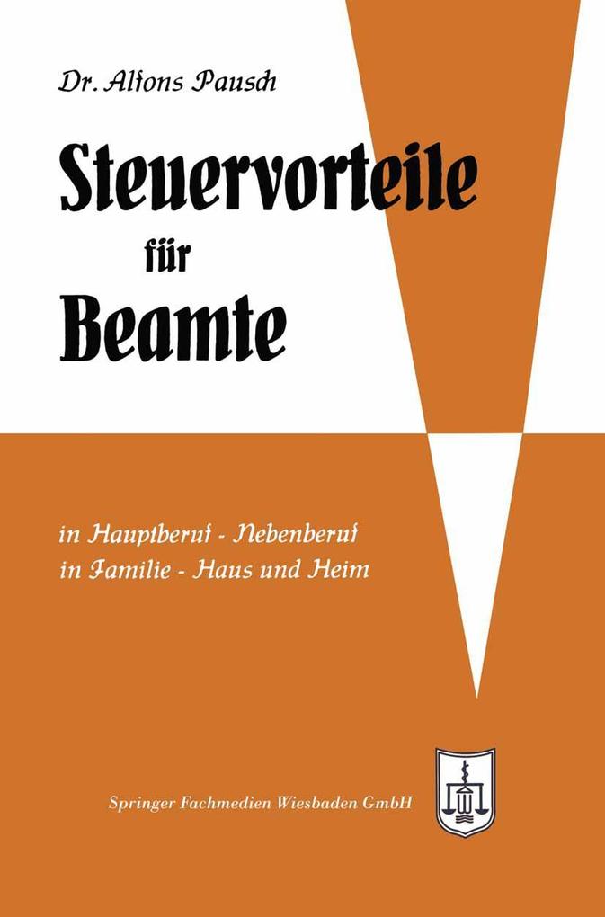 Produktbild: Steuervorteile für Beamte | Alfons Pausch