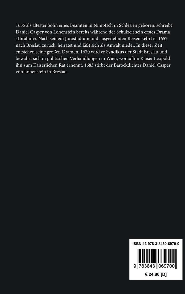 Weitere Ansicht: Gedichte | Daniel Casper Von Lohenstein