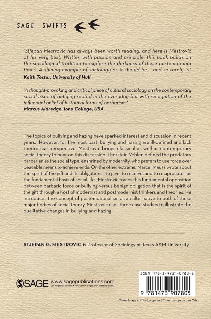 Weitere Ansicht: The Postemotional Bully | Stjepan Mestrovic