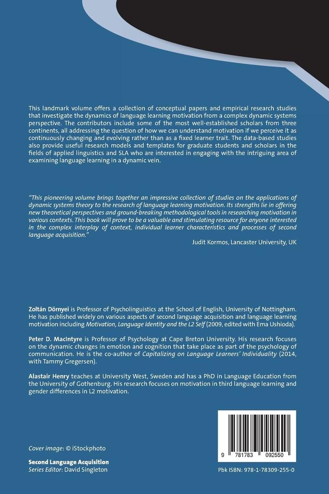 Weitere Ansicht: Motivational Dynamics in Language Learning
