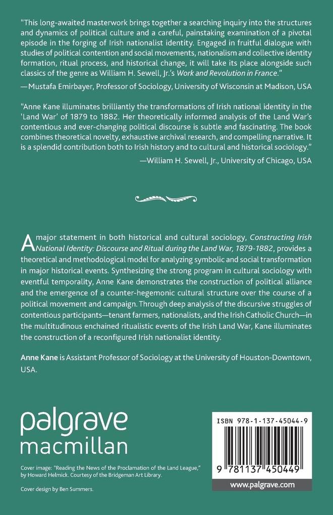 Weitere Ansicht: Constructing Irish National Identity | A. Kane