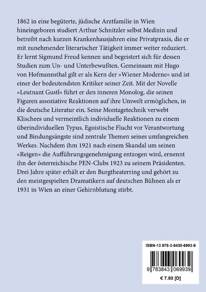 Weitere Ansicht: Die Fremde | Arthur Schnitzler