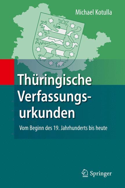 Weitere Ansicht: Thüringische Verfassungsurkunden | Michael Kotulla