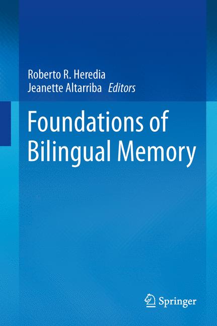 Weitere Ansicht: Foundations of Bilingual Memory
