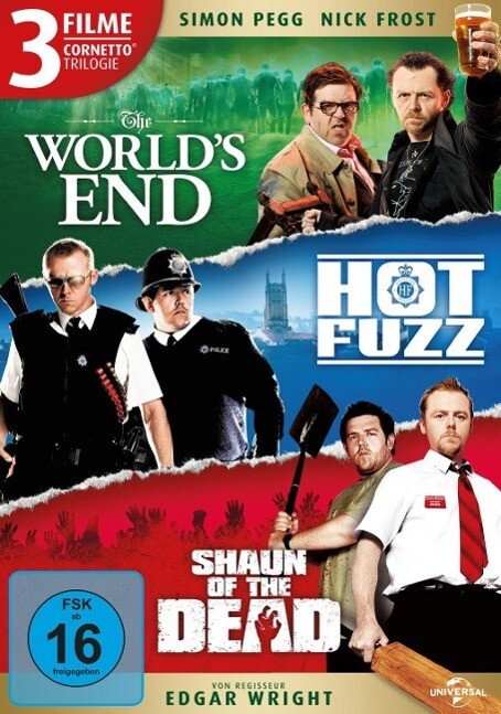 Produktbild: Cornetto Trilogie (The World's End, Hot Fuzz, Shaun of the Dead)