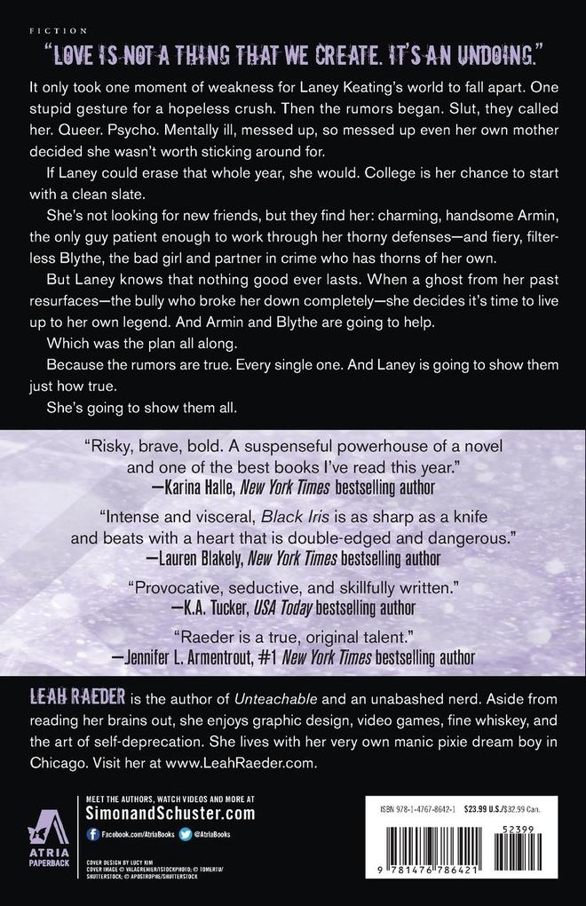 Weitere Ansicht: Black Iris | Leah Raeder
