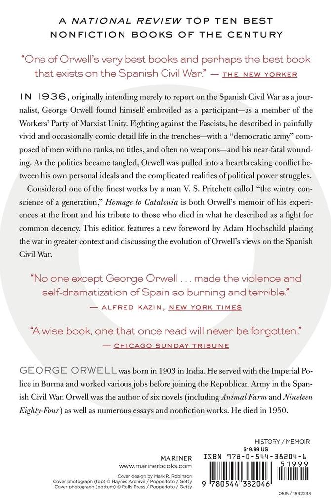 Weitere Ansicht: Homage to Catalonia | George Orwell