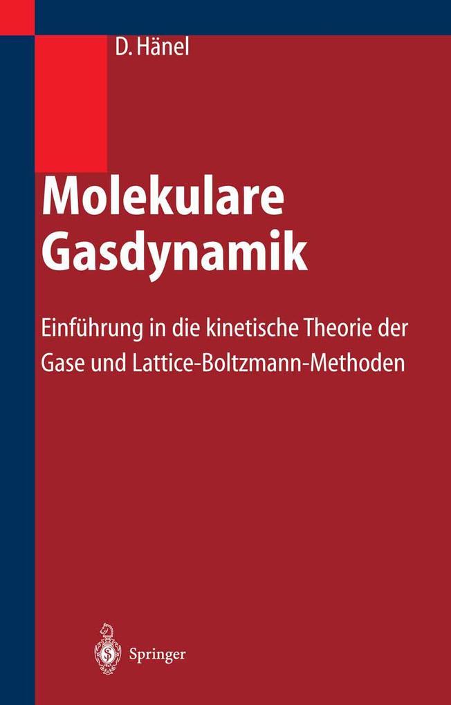 Produktbild: Molekulare Gasdynamik | Dieter Hänel