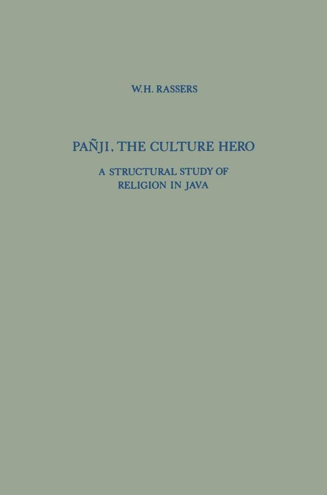 Produktbild: Pañji, The Culture Hero | W. H. Rassers