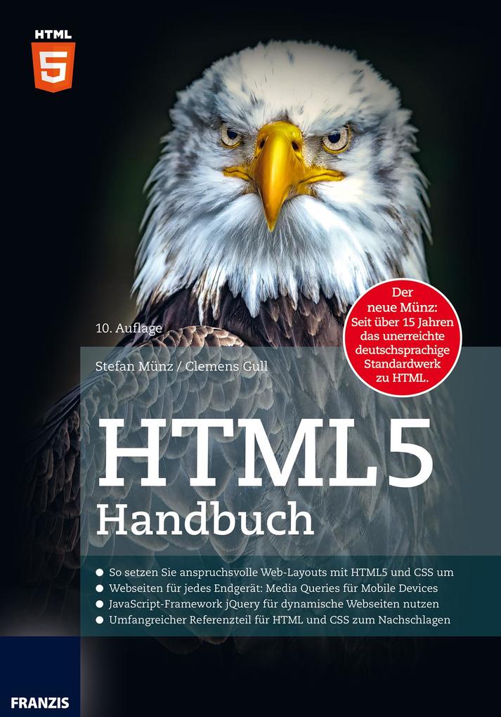 Produktbild: HTML5 Handbuch | Stefan Münz, Clemens Gull