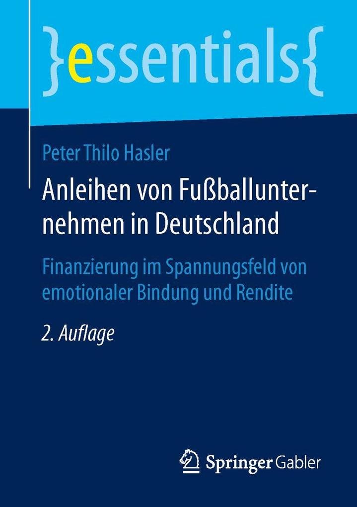 Produktbild: Anleihen von Fußballunternehmen in Deutschland | Peter Thilo Hasler