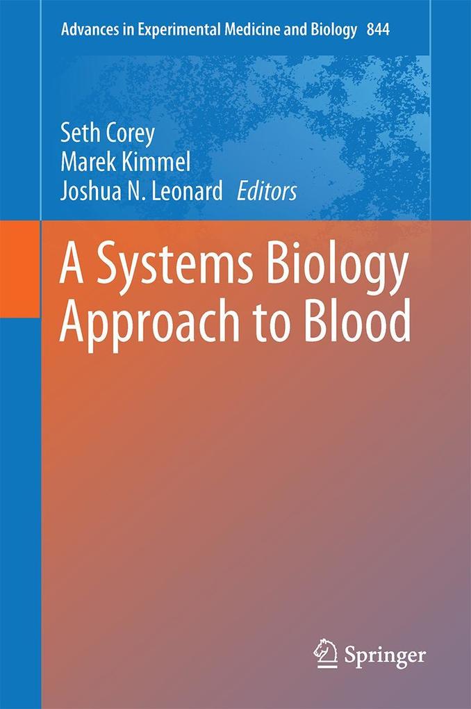 Produktbild: A Systems Biology Approach to Blood