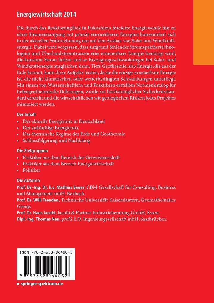 Weitere Ansicht: Energiewirtschaft 2014 | Mathias Bauer, Willi Freeden, Hans Jacobi, Thomas Neu