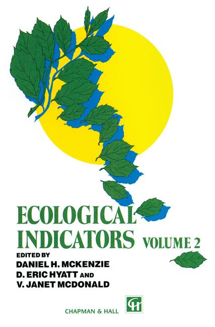 Weitere Ansicht: Ecological Indicators | D. Eric Hyatt, V. Janet McDonald, Daniel H. McKenzie