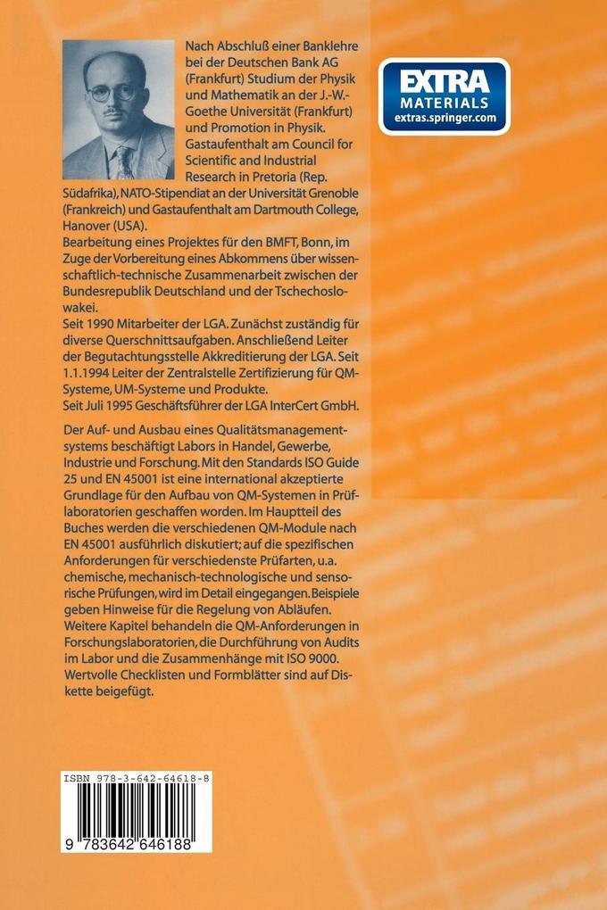 Weitere Ansicht: Qualitätsmanagement im Labor | Herfried Kohl