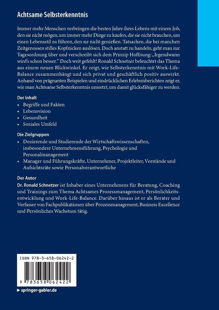Weitere Ansicht: Achtsame Selbsterkenntnis | Ronald Schnetzer