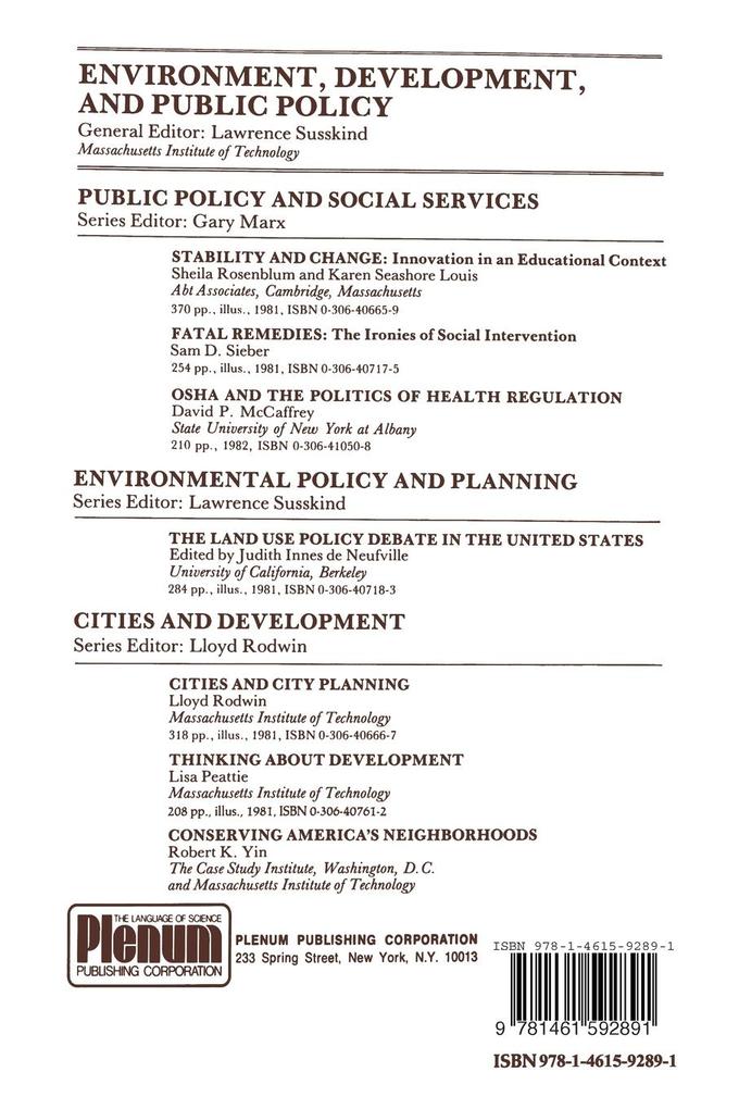 Weitere Ansicht: OSHA and the Politics of Health Regulation | David P. McCaffrey