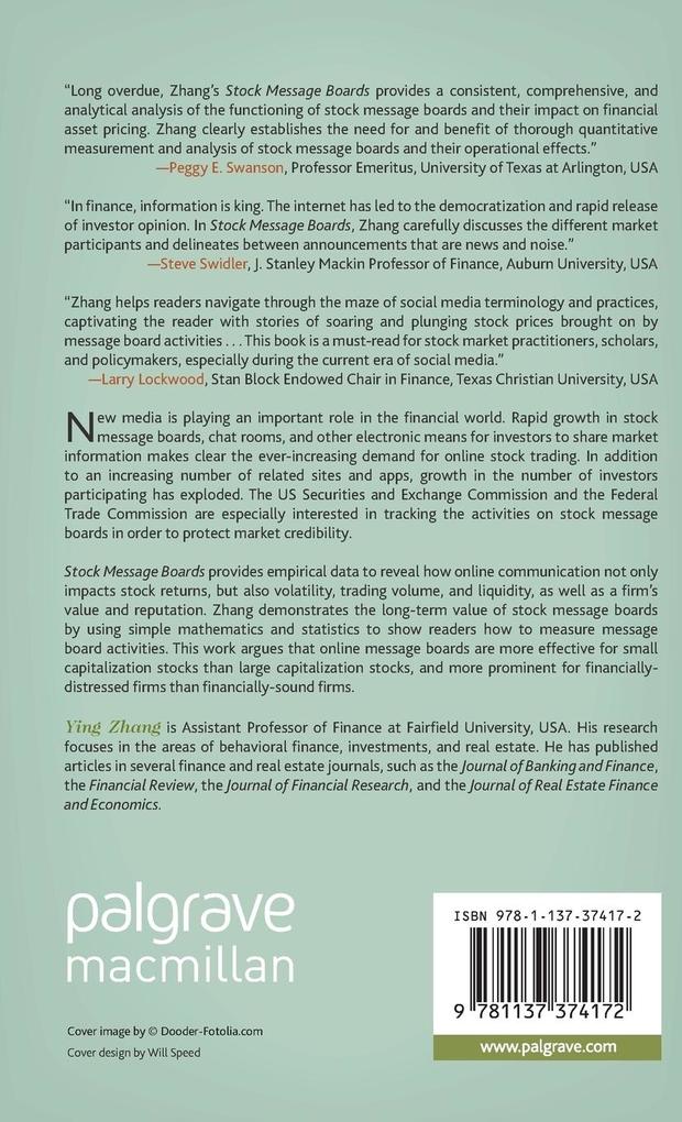 Weitere Ansicht: Stock Message Boards | Y. Zhang, Ying Zhang