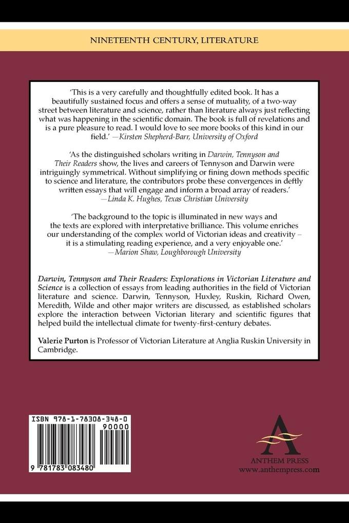 Weitere Ansicht: Darwin, Tennyson and Their Readers