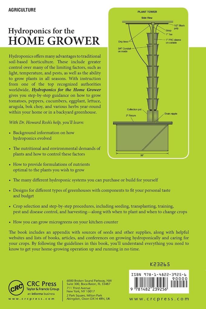 Weitere Ansicht: Hydroponics for the Home Grower | Howard M. Resh