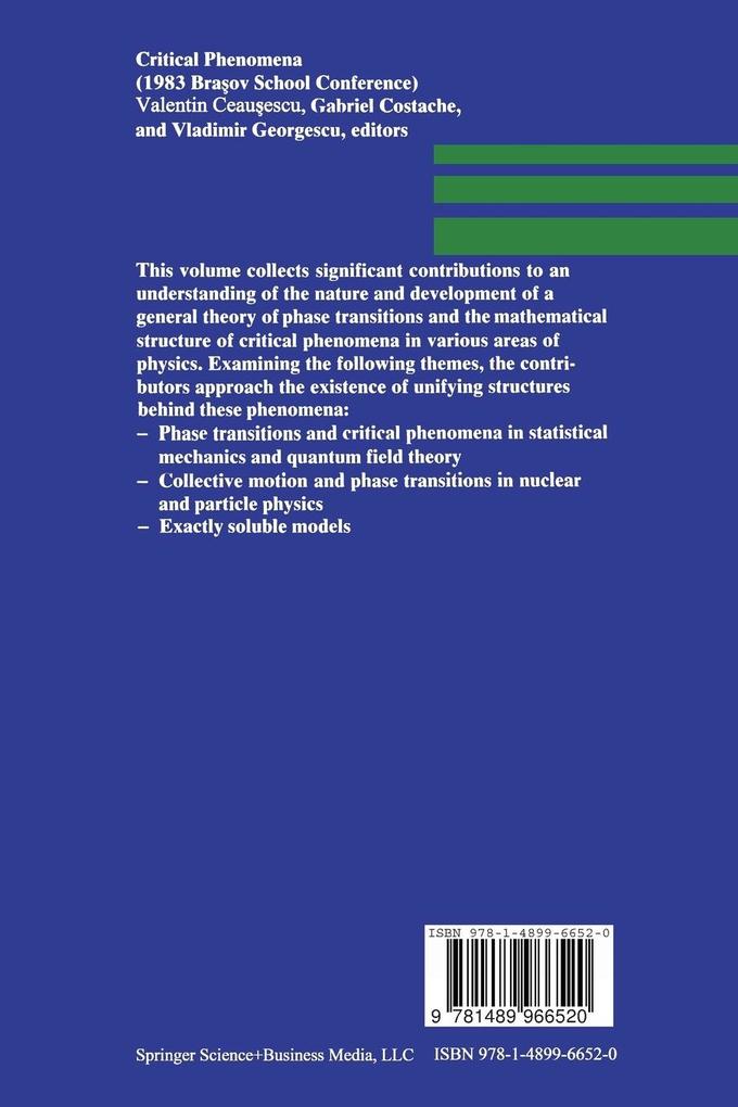 Weitere Ansicht: Critical Phenomena | Ceausescu, Costache, Georgescu