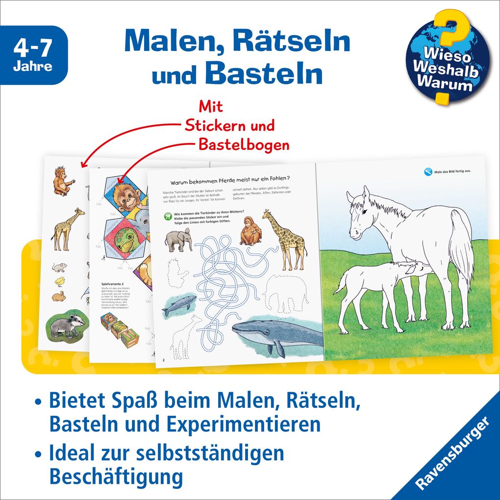Weitere Ansicht: Wieso? Weshalb? Warum? aktiv-Heft: Tierkinder