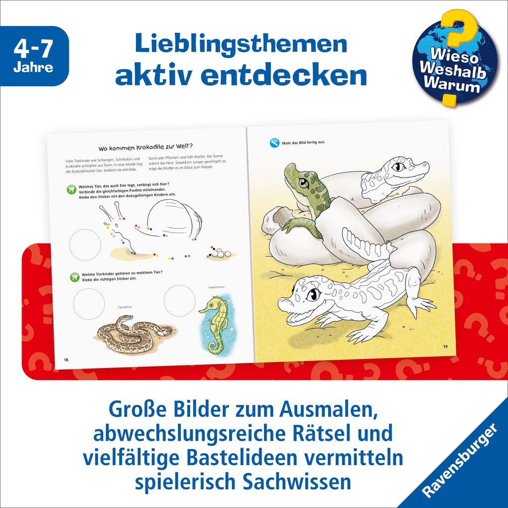 Weitere Ansicht: Wieso? Weshalb? Warum? aktiv-Heft: Tierkinder