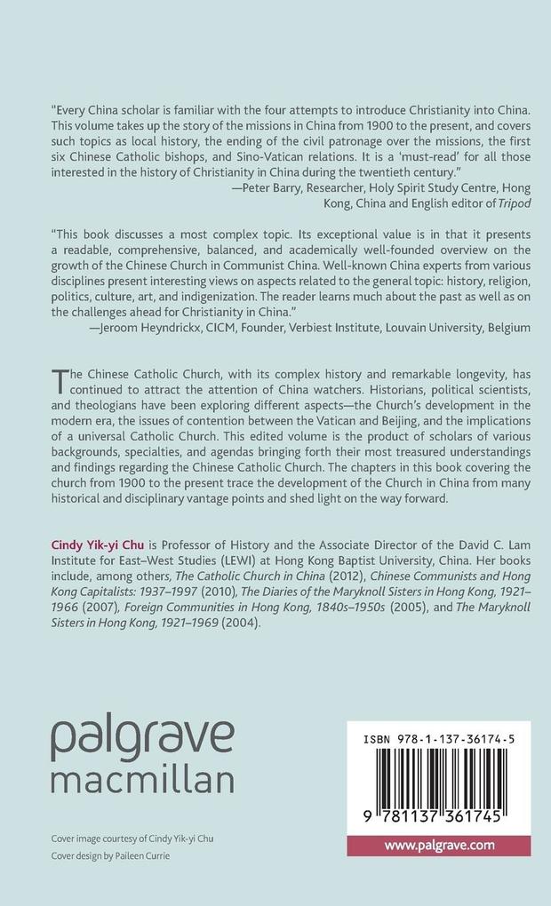 Weitere Ansicht: Catholicism in China, 1900-Present