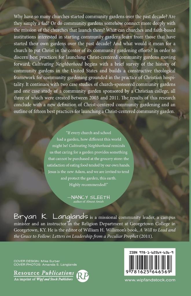 Weitere Ansicht: Cultivating Neighborhood | Bryan K. Langlands