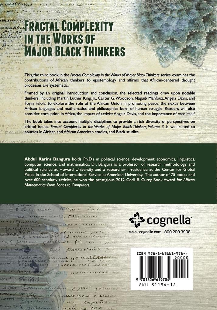 Weitere Ansicht: Fractal Complexity in the Works of Major Black Thinkers, Volume Three