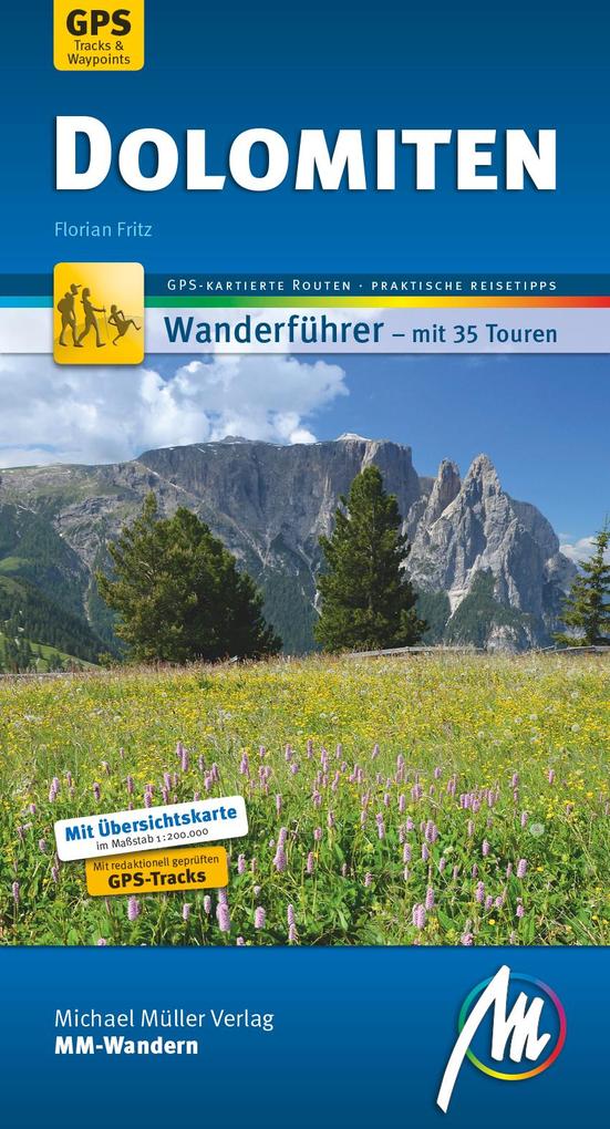 Produktbild: Dolomiten MM-Wandern Wanderführer Michael Müller Verlag | Florian Fritz