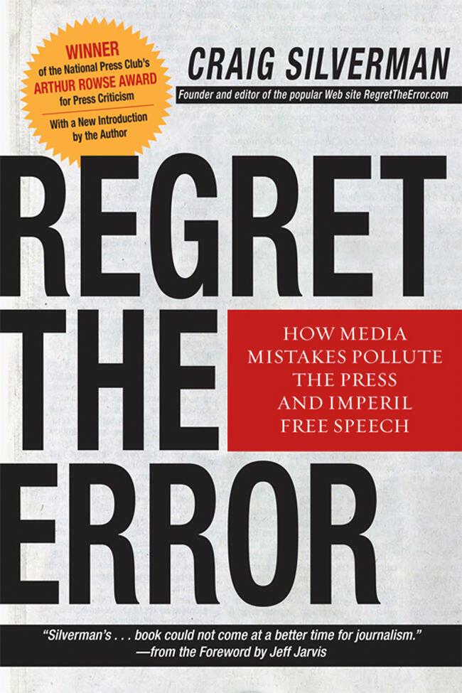 Produktbild: Regret the Error | Craig Silverman