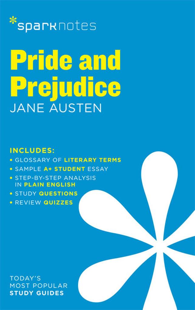 Produktbild: Pride and Prejudice SparkNotes Literature Guide | SparkNotes, Jane Austen
