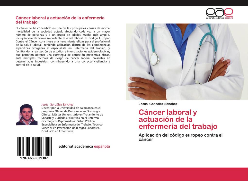 Produktbild: Cáncer laboral y actuación de la enfermería del trabajo | Jesús González Sánchez