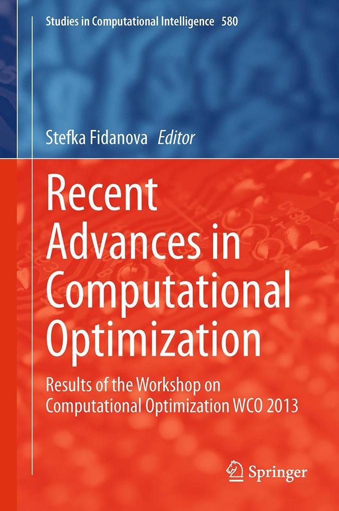 Produktbild: Recent Advances in Computational Optimization
