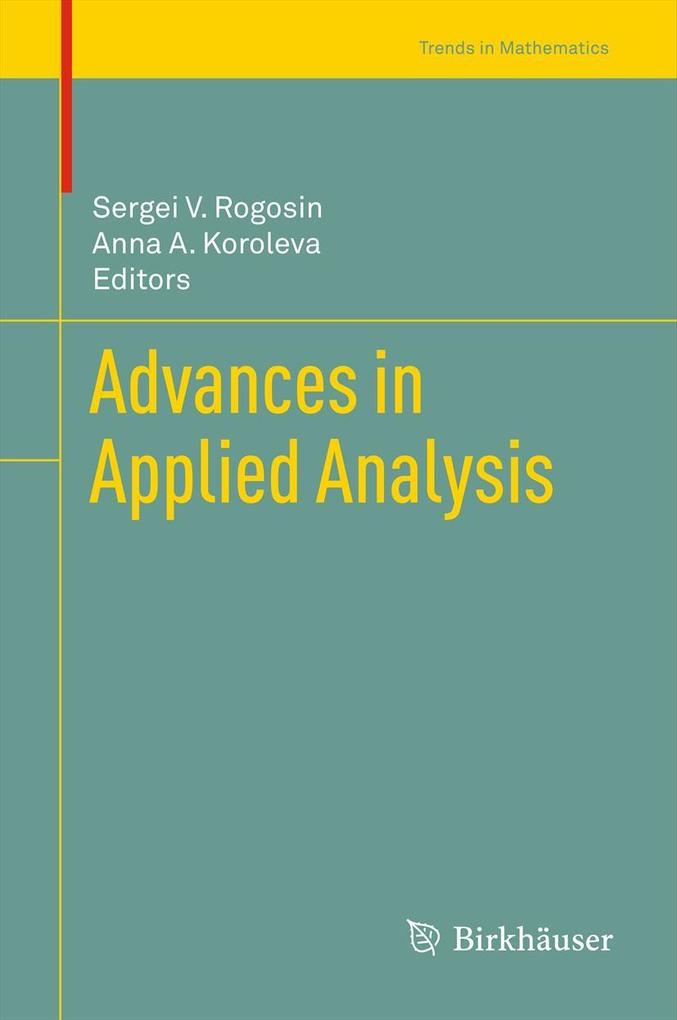 Produktbild: Advances in Applied Analysis